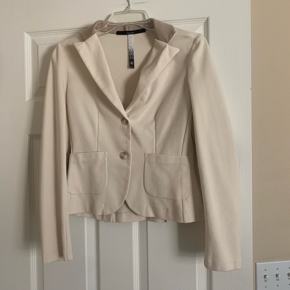 Small Cream Kenzie Blazer